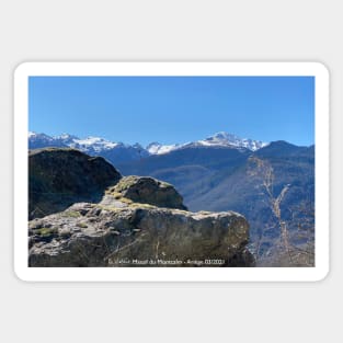 Massif du Montcalm Ariege France Magnet